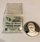 Carson Palmer Arizona Cardinals Ring Of Honor Highland Mint Silver Coin 9/29/19