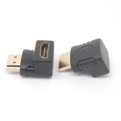 Gold Premium 1.4 HDMI Male to Female 90 degree Converter Adapter xn - Image 1 of 4