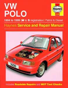 For VW - Polo Petrol & Diesel 1994-1999 Service & Repair Manual 3500 Haynes - Picture 1 of 1