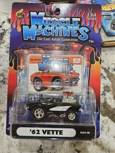 funline muscle machines 1/64 62 Corvette  Gs02=08 Black - Picture 1 of 3