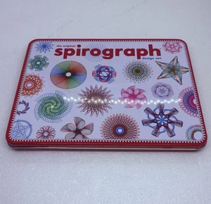 Spirograph Design Tin Set Original Super Deluxe Toy Kids Art Case Travel Kit 25 - Picture 1 of 5