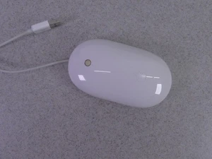 Apple A1152 Wired USB Mighty Mouse MB112LL/B - Optical, White, Tested - Picture 1 of 12