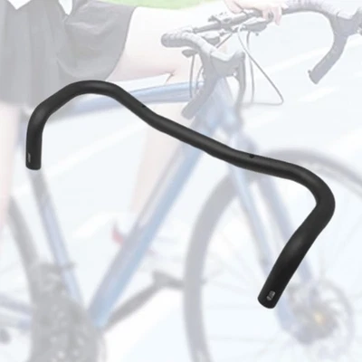 Bicycle Bullhorn Handlebar Drop Bar Replacement Ultralight Comfortable Grip - Image 1 of 4