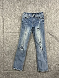 Jeans BKE ragazzo Conner taglio dritto lavaggio leggero effetto invecchiato casual comfort taglia 14 - Foto 1 di 11