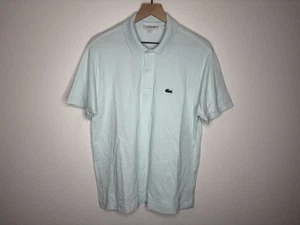 Lacoste Herren Mintblau Klassische Passform 100 % Baumwolle Poloshirt Größe FR 5 US Large - Bild 1 von 4