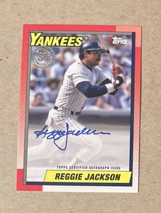 2025 Topps 1 Baseball Reggie Jackson New York Yankees Autograph Card #RJA - Picture 1 of 2
