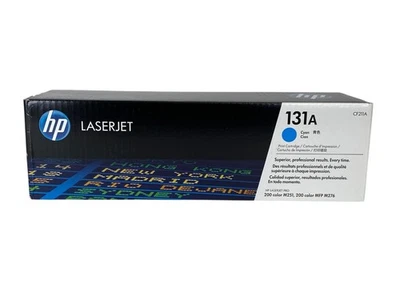Cartucho de impressão de toner HP 131A CF211A ciano LaserJet (novo lacrado) - Imagem 1 de 4