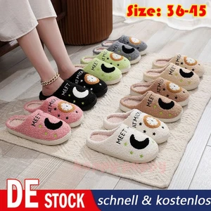 Männer Schlüpfer Schlupfschuhe Plüsch Damen Haus Innen Winter Warm Weiche Schuhe - Bild 1 von 50