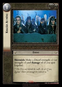 LOTR TCG  4C51 Khazad Ai-menu Two Towers - Picture 1 of 1