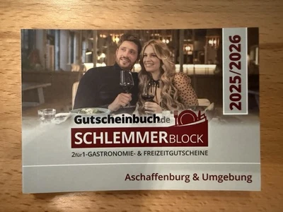 Schlemmerblock Gutscheinbuch Aschaffenburg 2026 - Bild 1 von 4