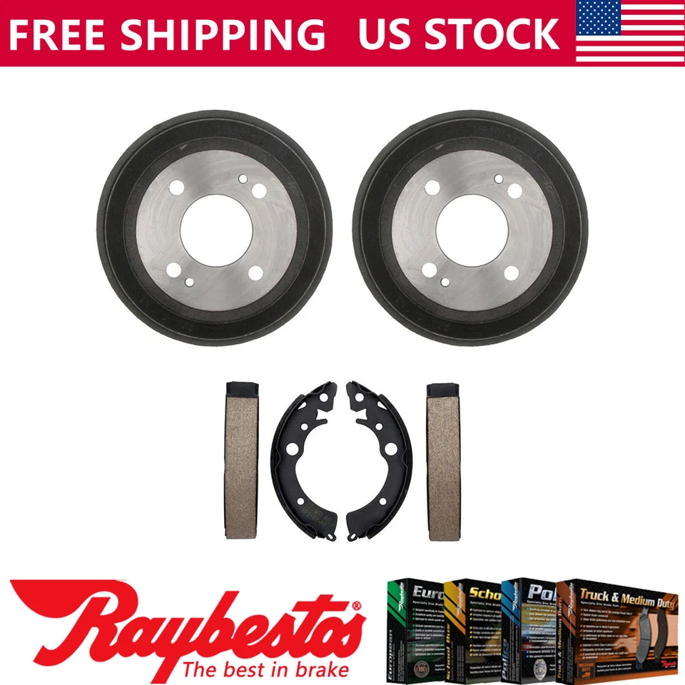 Kit trasero tambores de freno y zapatas de freno para Honda Civic 1984-1995 - Raybestos Foto 1 de 4