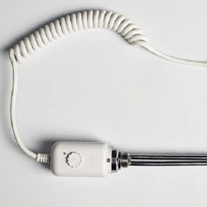 Heizkörper Elektro Bad Heizstab 1/2" (Zoll) Weiß 1200 Watt 10°C-65°C - Bild 1 von 8