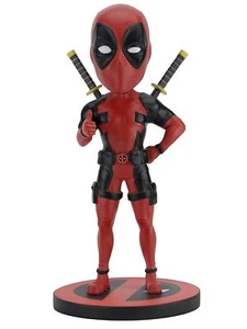 Marvel Head Knocker Deadpool Classic Red/Black by Neca - Picture 1 of 1