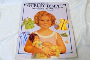 Shirley Temple Classic Paper Dolls and Dresses in Color Grayce Piemontesi Uncut - Imagen 1 de 6