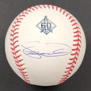 Taylor Ward autograph signed Angels 60th Anniversary MLB Baseball ~ BAS Holo - Picture 1 of 2