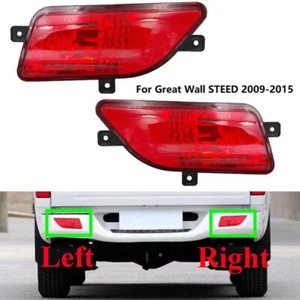 1 Pair LEFT & Right Rear Bumper Fog Light Lamp for Great Wall STEED 2009-2015 - Picture 1 of 8