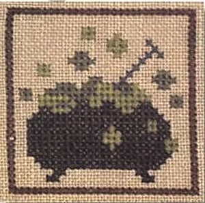 WITCH'S BREW CROSS STITCH CHART-HEART IN HAND - Picture 1 of 1