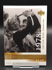 2001 Upper Deck Golf Jack Nicklaus The Golden Bear Subset Card #120