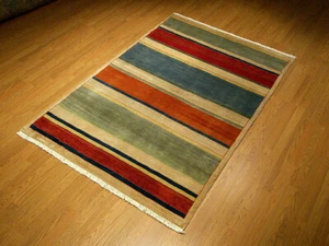 4,6 x 7 Handgeknüpfter Sehr Feiner Qualität Afghan Gabahh Teppich_Veggie Dye Weiche Seidige Wolle - Bild 1 von 10