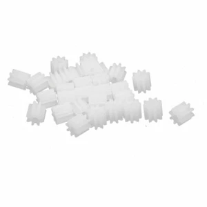 30PCS 8 Teeth 1.5mm Hole Diameter Plastic Gear Wheel for RC Car - Picture 1 of 2