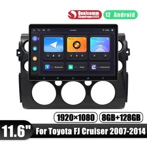For Toyota Fj Cruiser 2007-14 JOYING 11.6 Inch Android12 GPS Navi Player (Black) - Picture 1 of 17
