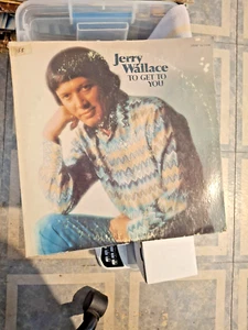 Jerry Wallace 'To Get To You' Vinyl LP Stereo Record from 1972 tested plays - Picture 1 of 5