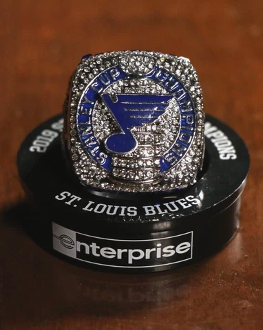 St. Louis Blues 2019 Stanley Cup Champions Replica Ring SGA Enterprise Cover