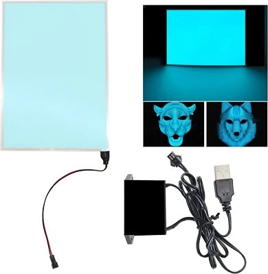 LYML.E1 El Panel Backlight 8.2 x 5.9 Inches Electroluminescent Sheet Blue