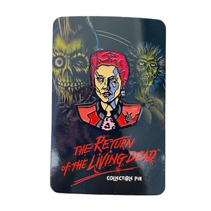 Return of the Living Dead Trash Pin Linnea Quigley Fright Rags Horror Enamel NOC - Picture 1 of 4