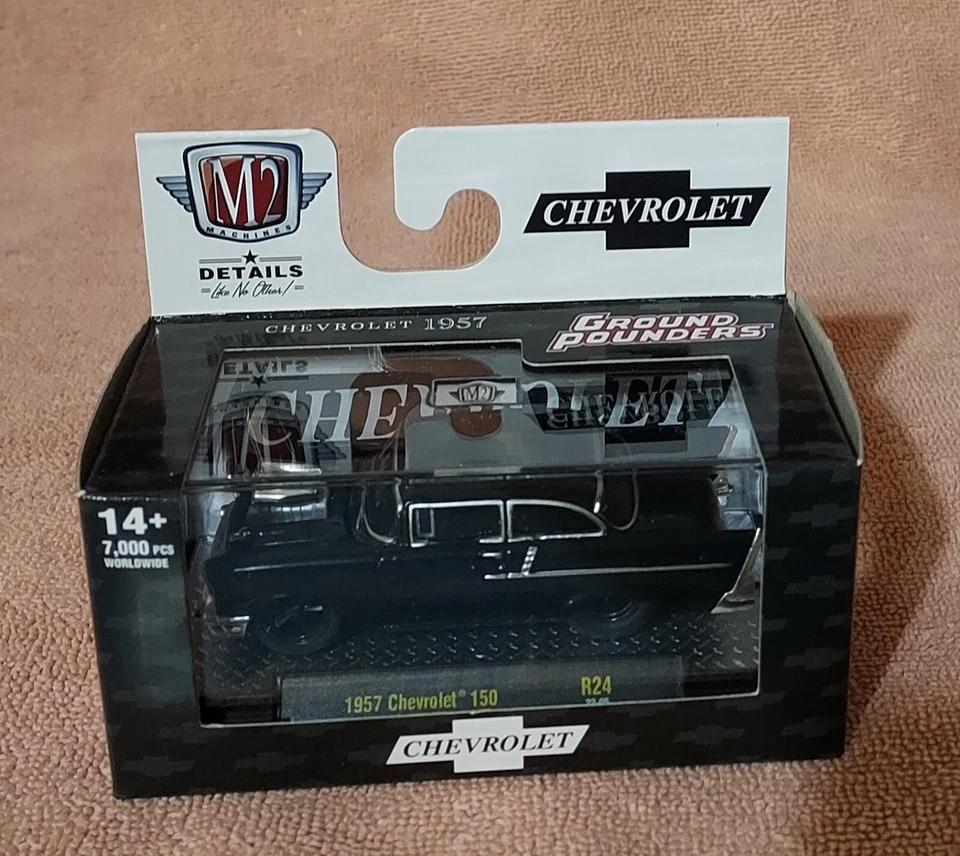M2 Machines Ground Pounders R24 1957 Chevrolet 150 - Image 1 of 3