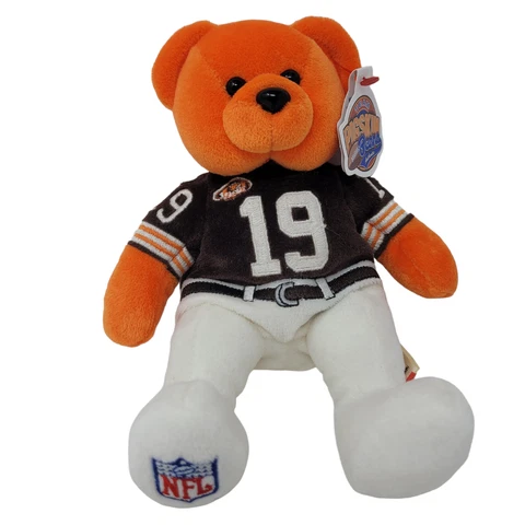 1999 Pigskin Team Bears Plush Bernie Kosar 19 NFL Cleveland Browns Football New Cover