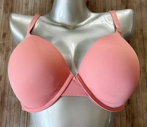 Nwt PINK Victorias Secret Wear Everywhere Push Up UW Bra 36DD French Rose - Picture 1 of 4