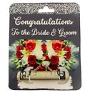Bride and Groom Money Card Holder- Free US Shipping