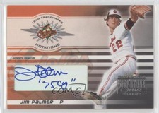 2003 Donruss Signature Series Team Trademarks Authentic /128 Jim Palmer Auto HOF