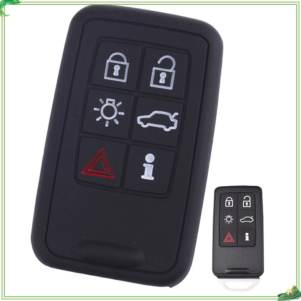 6 Button Silicone Car Key Fob Cover For Volvo S40 V40 S80 XC60 V70 XC70 Foto 1 de 4