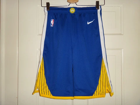 Youth L (14/16) Nike Golden State Warriors NBA Royal Icon Swingman Shorts Cover