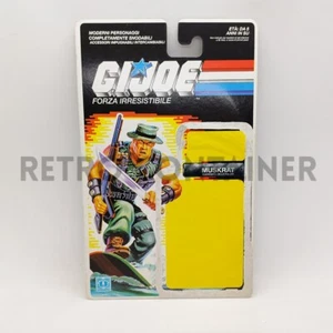 Vintage GI JOE G.I. JOE - Fullcard Card - 1990 Muskrat ITALIAN Full Card - Picture 1 of 2