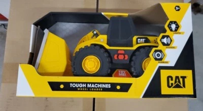 Cat Construction Tough Machines Toy Wheel Loader with Lights & Sounds, Yellow - Image 1 of 3