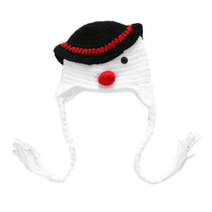 Christmas Snowman Hat for Kids Holiday Role Play Costume