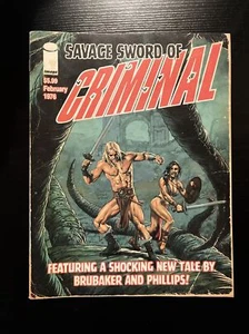 Savage Sword Of Criminal #1 One Shot 2015, Image NM - Picture 1 of 3