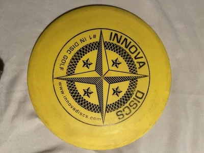 Rare Innova Protostar Swirly G Star Wahoo Disc Golf Yellow 164gr 7.5/10 Thrower - Image 1 of 4