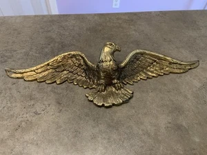 Appendiabiti da parete vintage ottone American Eagle grande 19” x 6” così bello! - Foto 1 di 7