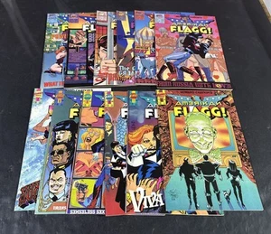 AMERICAN FLAGG LOT #1-12,1988 Fn+ F86 - Picture 1 of 5