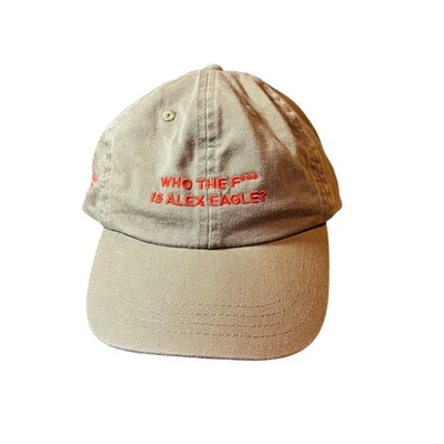 Gorra de béisbol Alex Eagle x J Crew bronceada bordada Who The F Is Alex Eagle nueva Foto 1 de 4