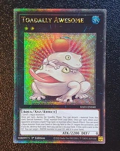 Yugioh RA03-EN040 Toadally Awesome QCSR 1st Edition MINT 10 - Picture 1 of 2