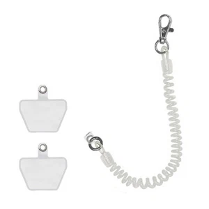 `Phone Lanyard Tether With Patch Universal Stretchy Straps For Mobile Phone - Zdjęcie 1 z 8