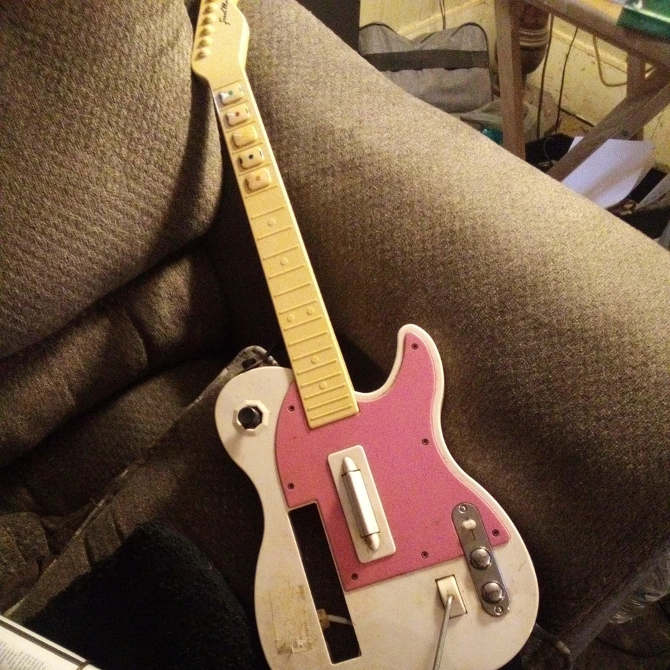 Controlador de guitarra inalámbrico Nyko Front Man Nintendo Wii Rock Band Guitar Hero Foto 1 de 3