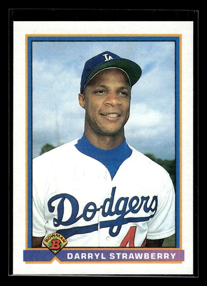 Darryl Strawberry 1991 Bowman #609 Los Angeles Dodgers - Image 1 of 1