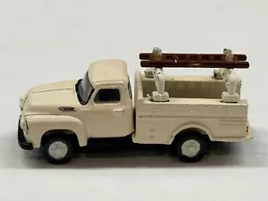 CMW Mini Metals Track Maintenance Pickup Truck White N-Scale Fast Shipping - Picture 1 of 6