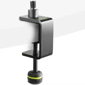 Gravity MSTM 1 B - Mikrofon Tisch Stativ Ständer Halter mit Klemme schwarz 3/8" - Bild 1 von 10